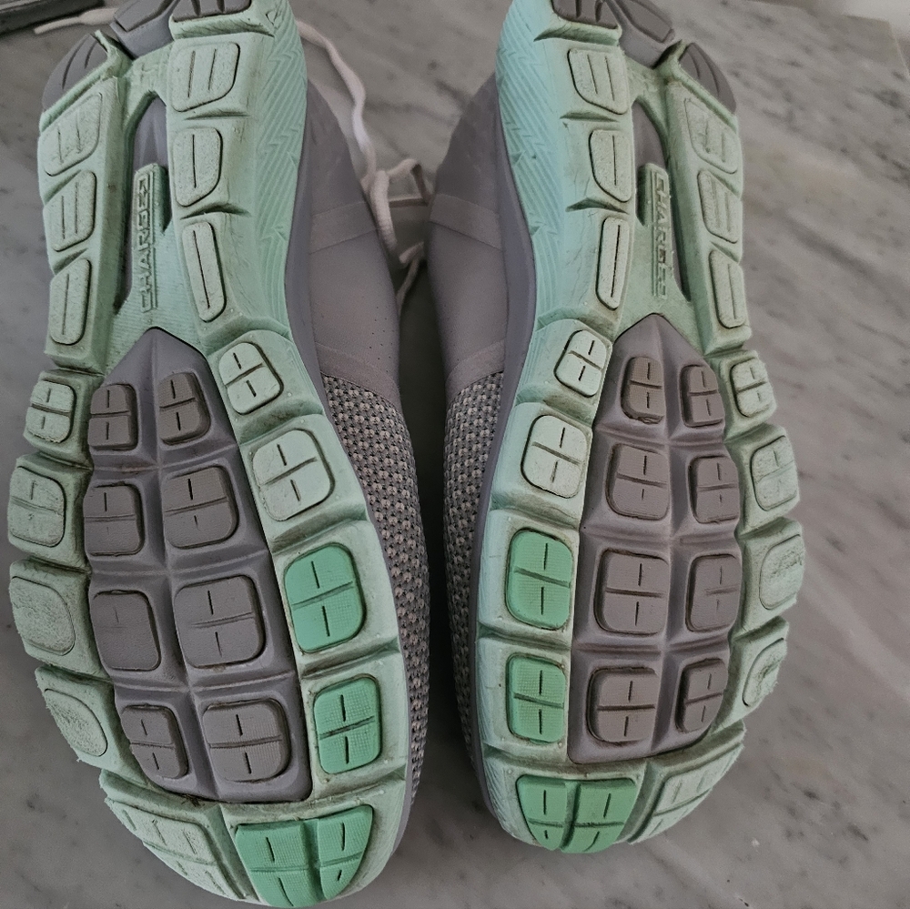 Under Armour Women's Sneakers size 9.5 gray green - Picture 6 of 9